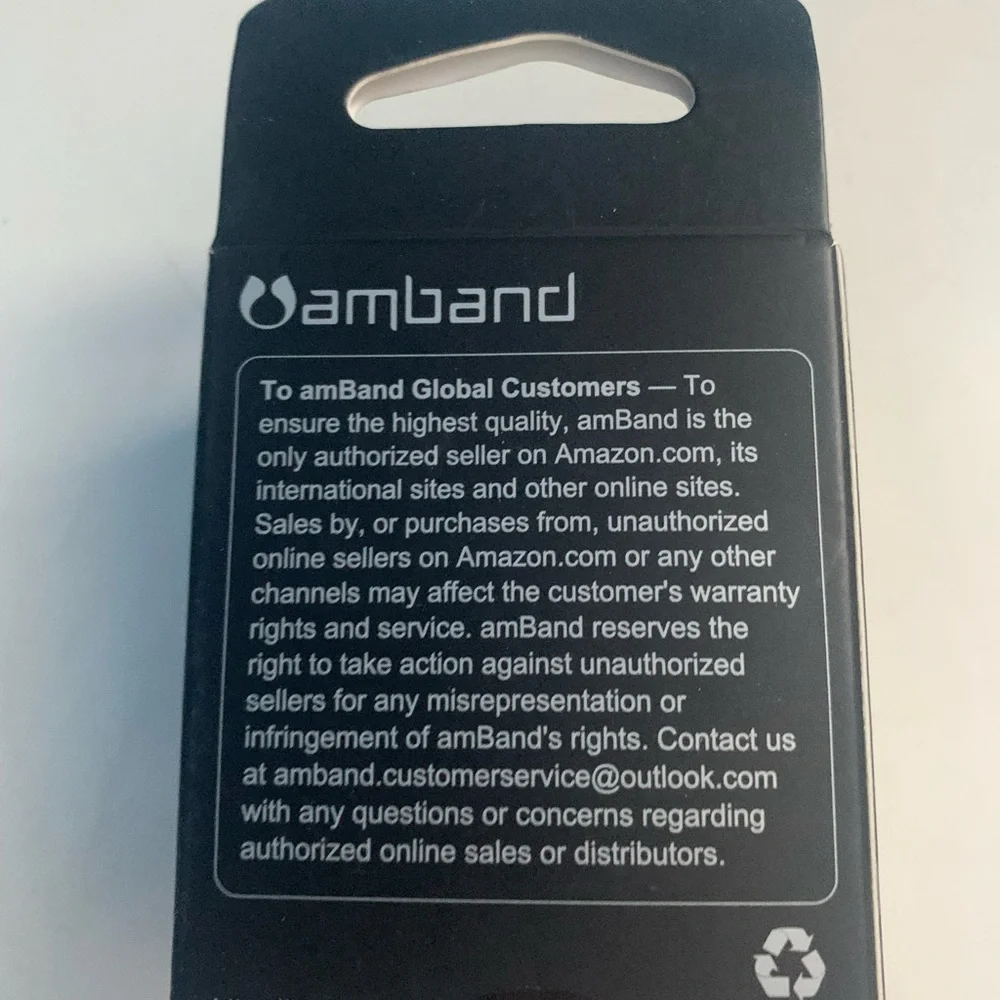 Amband Watch Band Compatible With Apple Watch 42mm/44mm Gray New in Box